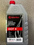 Жидкость тормозная Brembo DOT-4 1 л Brembo